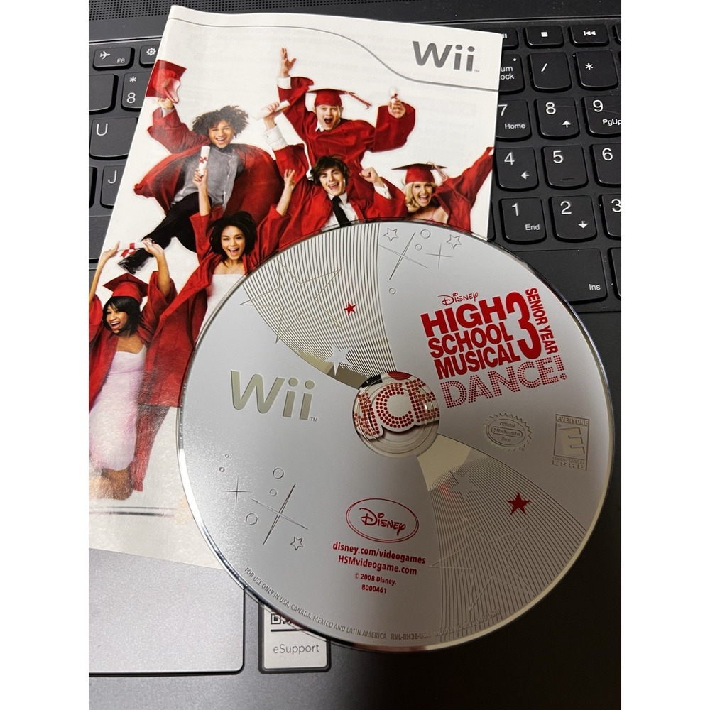 Disney‎ High School Musical 3 Senior Year Dance Nintendo Wii Game with Manual - Picture 2 of 4